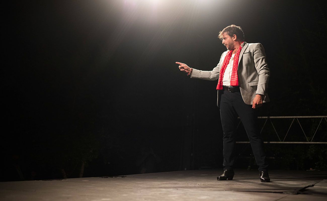 juan andres maya y su actuacion furia maya en milnoff festival flamenco