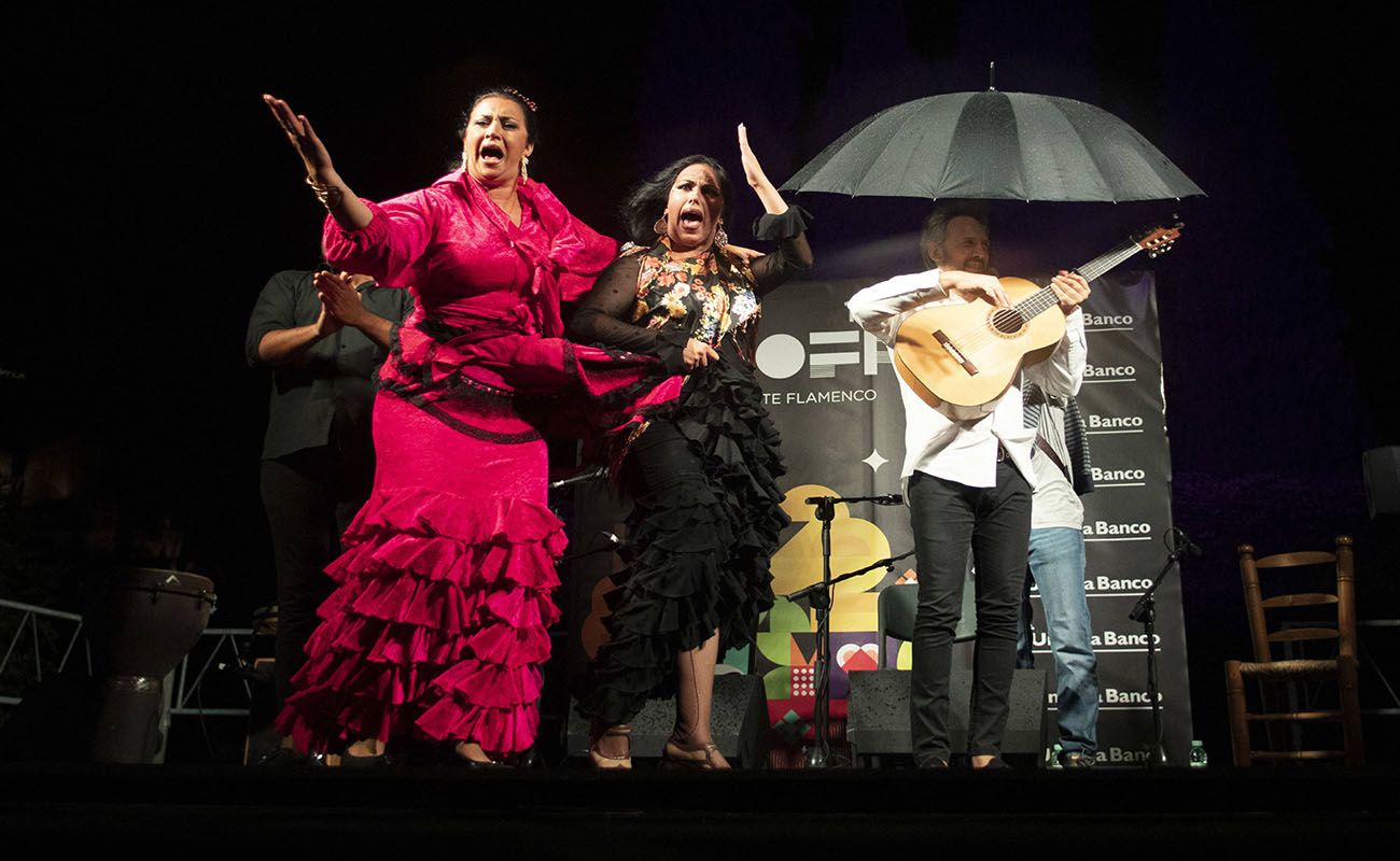 la fabi y belen lopez artistas en el festival milnoff